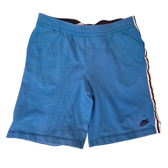 Men's Nike Blue Shorts with Hidden Drawstring - Size Large - Picture 1 of 4